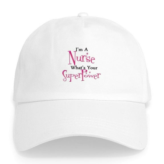 CafePress - Super Nurse Cap - Adjustable 100% Brushed Unisex Casual Cotton Baseball Cap, Beige, 1