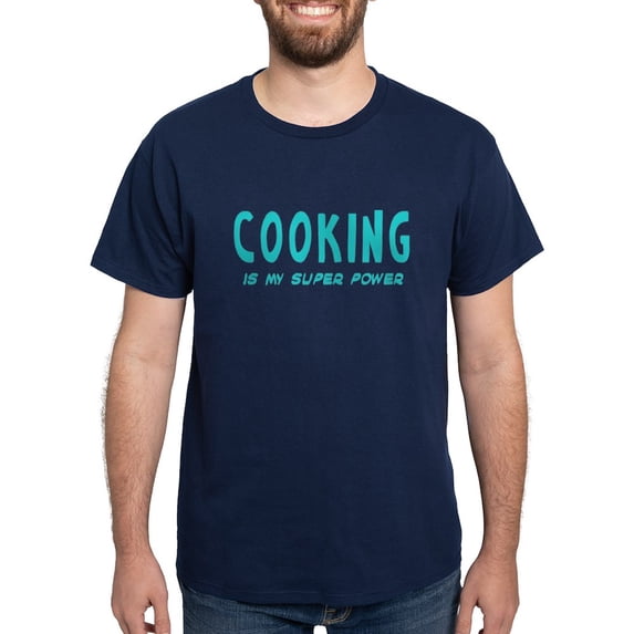 CafePress - Super Power: Cooking Dark T Shirt - Men's Classic Graphic Cotton T-Shirt