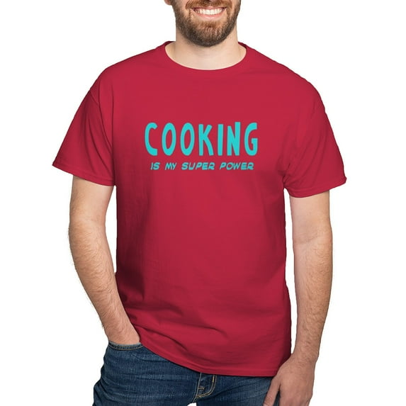 CafePress - Super Power: Cooking Dark T Shirt - Men's Classic Graphic Cotton T-Shirt