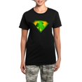 thumbnail image 1 of CafePress - Super Shamrock Women's Dark Pajamas - Women's Short Sleeve Print T-Shirt and Pants Dark Cotton Pajama Set, 1 of 7