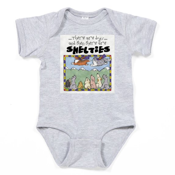 CafePress - Super Shelties Infant Bodysuit Body Suit - Cute Infant Bodysuit Baby Romper - Size Newborn - 24 Months