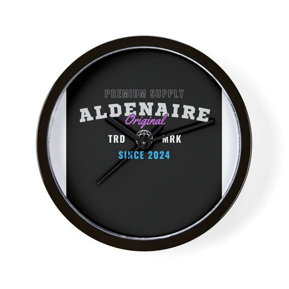 CafePress - Supplies Explosion – Back To School T Shirt - 10" Quartz Analog Battery-Powered Modern Wall Clock, Unique