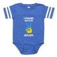 thumbnail image 1 of CafePress - Support Ukraine I Stand Wit - Cute Infant Baby Football Bodysuit, 1 of 3