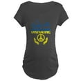 thumbnail image 1 of CafePress - Support Ukraine I Stand With U Maternity T Shirt - Maternity Dark T-Shirt, 1 of 3