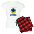 thumbnail image 1 of CafePress - Support Ukraine I Stand With Ukraine P Pajamas - Women's Short Sleeve Print T-Shirt and Pants Light Cotton Pajama Set, 1 of 7