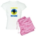 thumbnail image 1 of CafePress - Support Ukraine I Stand With Ukraine P Pajamas - Women's Short Sleeve Print T-Shirt and Pants Light Cotton Pajama Set, 1 of 7