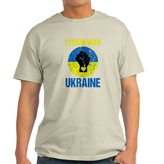 CafePress - Support Ukraine I Stand With Ukraine P T Shirt - Men's Classic Graphic T-Shirt