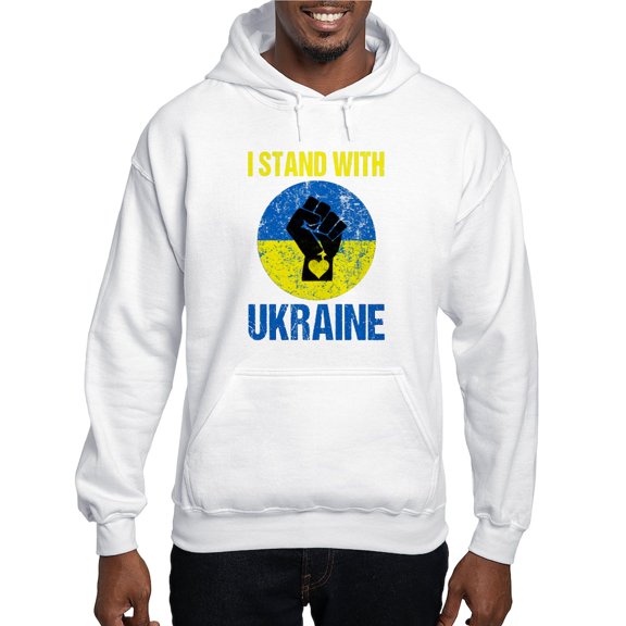 CafePress - Support Ukraine I Stand With Ukraine Sweatshirt - Pullover Hoodie, Hooded Sweatshirt