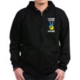 thumbnail image 1 of CafePress - Support Ukraine I Stand With Ukraine Uk Sweatshirt - Zip Hoodie, Classic Hooded Sweatshirt with Metal Zipper, 1 of 4