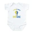thumbnail image 1 of CafePress - Support Ukraine I Stand With Ukraine Ukr Body Suit - Baby Light Bodysuit, Size Newborn - 24 Months, 1 of 4