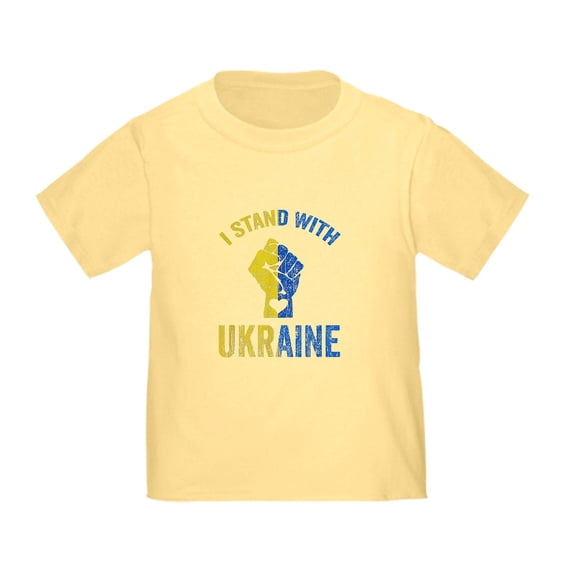 CafePress - Support Ukraine I Stand With Ukraine Ukrai T Shirt - Cute Toddler T-Shirt, 100% Cotton