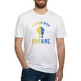 thumbnail image 1 of CafePress - Support Ukraine I Stand With Ukraine Ukrai T Shirt - Fitted T-Shirt, Vintage Fit Soft Cotton Tee, 1 of 4