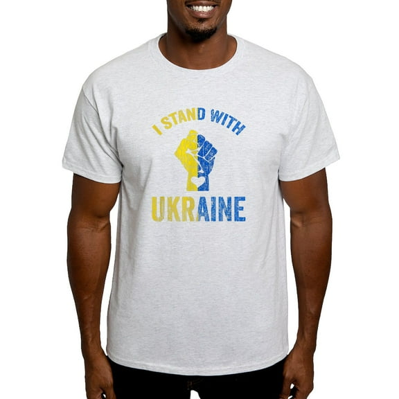 CafePress - Support Ukraine I Stand With Ukraine Ukrai T Shirt - Men's Classic Graphic T-Shirt