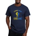 thumbnail image 1 of CafePress - Support Ukraine I Stand With Ukraine Ukrai T Shirt - Men's Fitted T-Shirt, 1 of 4