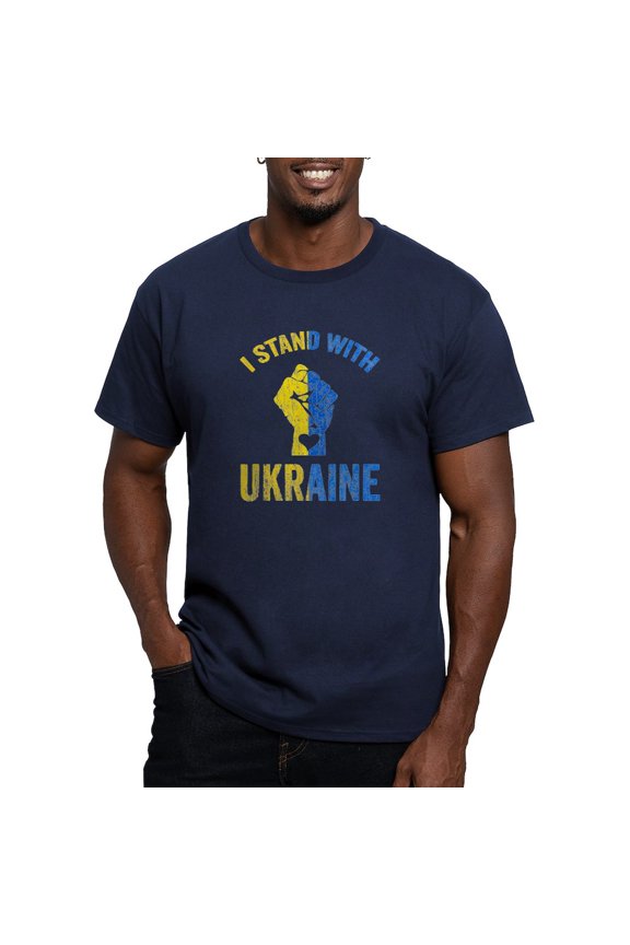 - Support Ukraine I Stand With Ukraine Ukrai T Shirt - Men's Fitted T-Shirt