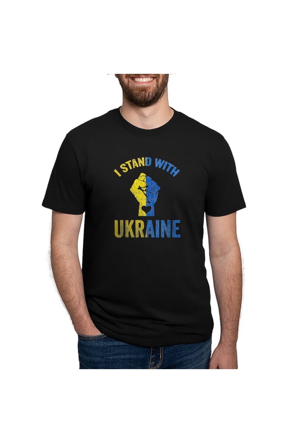 - Support Ukraine I Stand With Ukraine Ukrai T Shirt - Mens Tri-blend T-Shirt