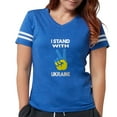 thumbnail image 1 of CafePress - Support Ukraine I Stand With Ukraine Ukrai T Shirt - Womens Football Shirt, 1 of 4