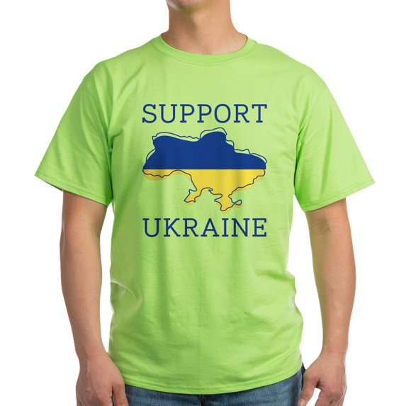 CafePress - Support Ukraine Light T Shirt - Light T-Shirt - CP