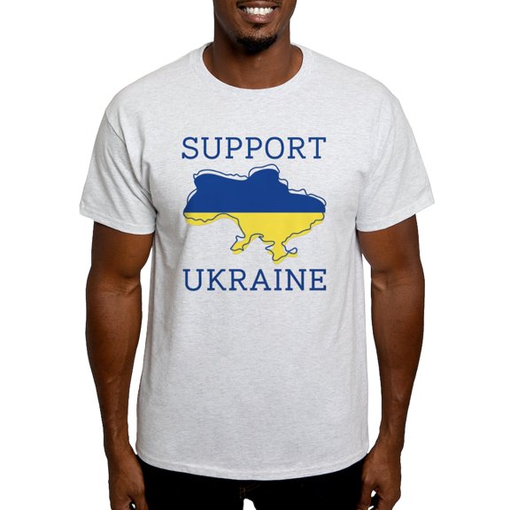 CafePress - Support Ukraine Light T Shirt - Men's Classic Graphic T-Shirt