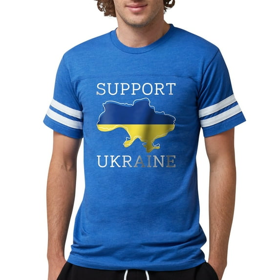 CafePress - Support Ukraine - Mens Football Shirt