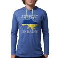 thumbnail image 1 of CafePress - Support Ukraine - Mens Hooded Shirt, 1 of 1
