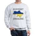 thumbnail image 1 of CafePress - Support Ukraine Sweatshirt - Crew Neck Sweatshirt, 1 of 4