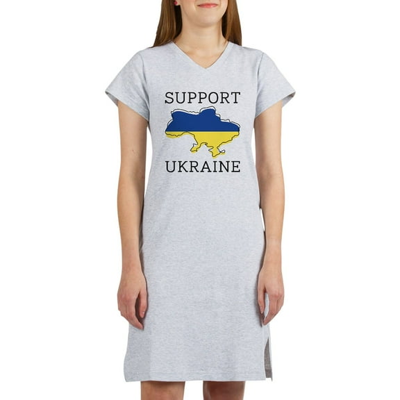 CafePress - Support Ukraine - Women's Nightshirt