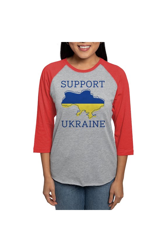 - Support Ukraine - Womens Baseball Tee