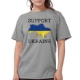 thumbnail image 1 of CafePress - Support Ukraine Womens Comfort Colorsâ® Shirt - Womens Comfort Colors® Shirt, 1 of 4