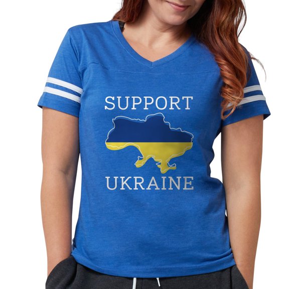 CafePress - Support Ukraine - Womens Football Shirt