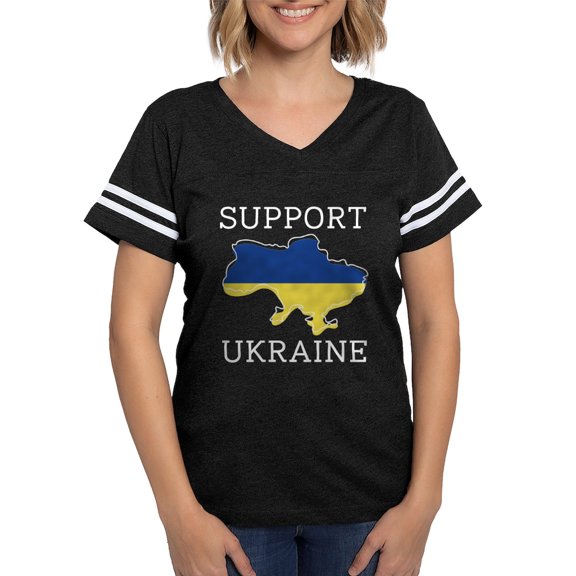CafePress - Support Ukraine - Womens Football Shirt