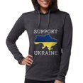 thumbnail image 1 of CafePress - Support Ukraine - Womens Hooded Shirt, 1 of 3
