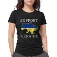thumbnail image 1 of CafePress - Support Ukraine Womens Tri Blend T Shirt - Womens Tri-blend T-Shirt, 1 of 1