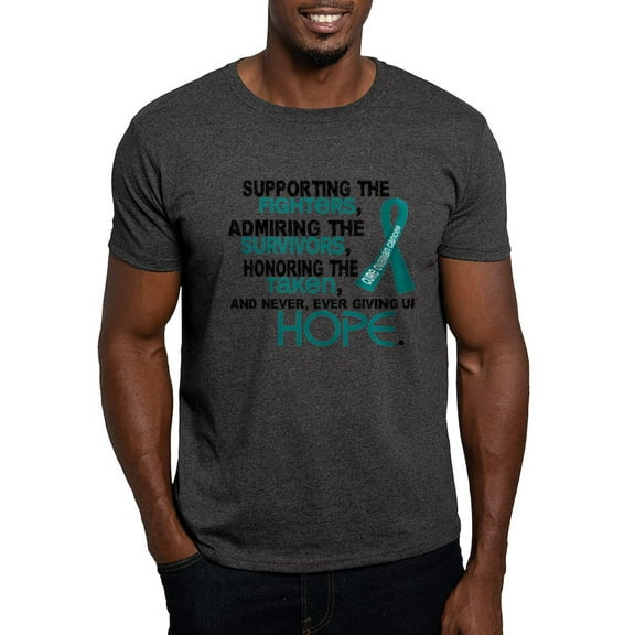 CafePress - © Supporting Admiring 3.2 Ovarian Cancer Shirts T - Men's Classic Graphic Cotton T-Shirt