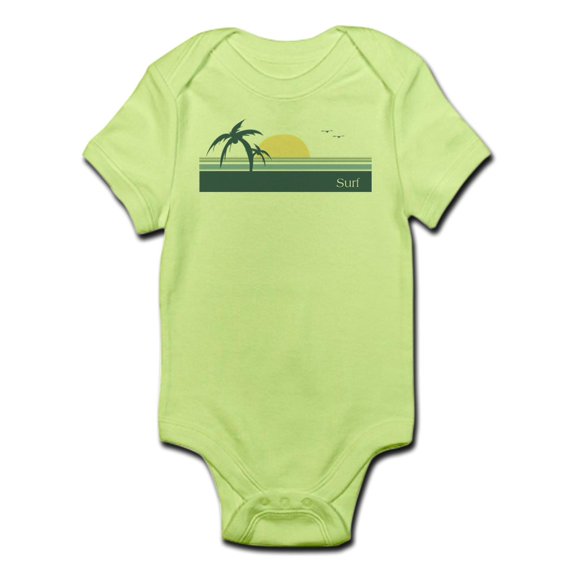 CafePress - Surf Infant Bodysuit - Baby Light Bodysuit