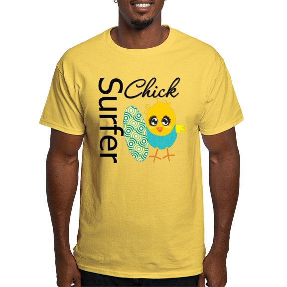 CafePress - Surfer Chick Light T Shirt - Men's Classic Graphic T-Shirt