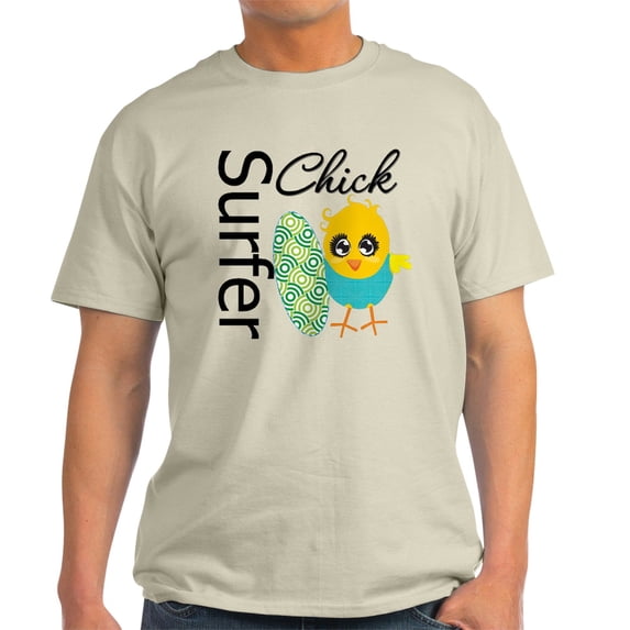 CafePress - Surfer Chick Light T Shirt - Men's Classic Graphic T-Shirt