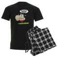 thumbnail image 1 of CafePress - Surfing Santa Pajamas - Men's Dark Loose Fit Cotton Pajama Set, 1 of 7