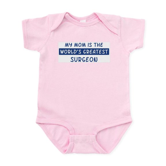 CafePress - Surgeon Mom Infant Bodysuit - Baby Light Bodysuit, Size Newborn - 24 Months