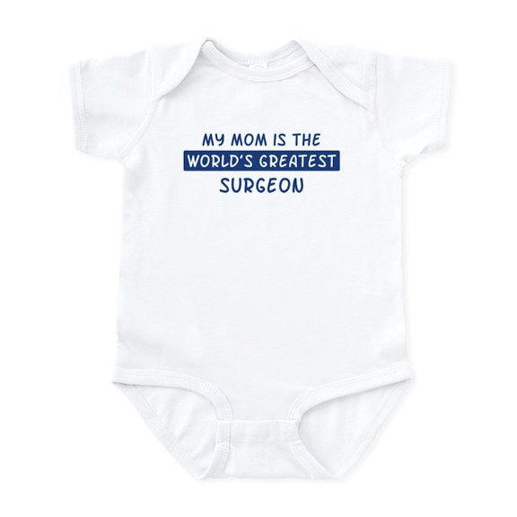 CafePress - Surgeon Mom Infant Bodysuit - Baby Light Bodysuit, Size Newborn - 24 Months
