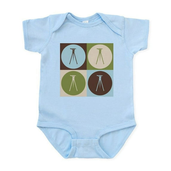 CafePress - Surveying Pop Art Infant Bodysuit - Baby Light Bodysuit, Size Newborn - 24 Months