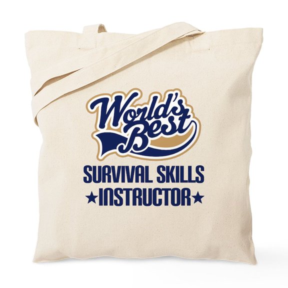 CafePress - Survival Skills Instructor - Unisex Canvas Tote Bag, Beige, 1-Piece