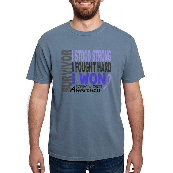 CafePress - Survivor 4 Esophageal Cancer Shirts And Gifts T Sh - Mens Comfort Colors Shirt