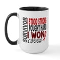thumbnail image 1 of CafePress - Survivor 4 Heart Attack Shirts And Gifts Large Mug - 15 oz Ceramic Large White Novelty Mug, 1 of 4