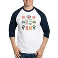 thumbnail image 1 of CafePress - Sushi Baseball Jersey - Cotton Baseball Jersey, 3/4 Raglan Sleeve Shirt, 1 of 4