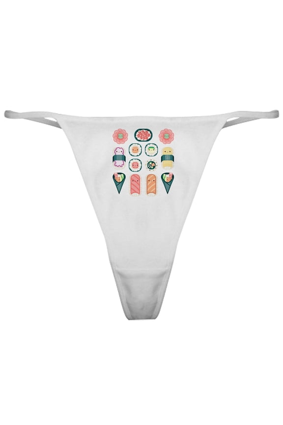 - Sushi Classic Thong - Women's Sexy Novelty Thong Panties Underwear
