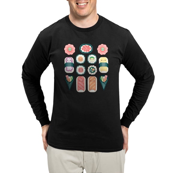 CafePress - Sushi Long Sleeve T Shirt - Long Sleeve Dark T-Shirt