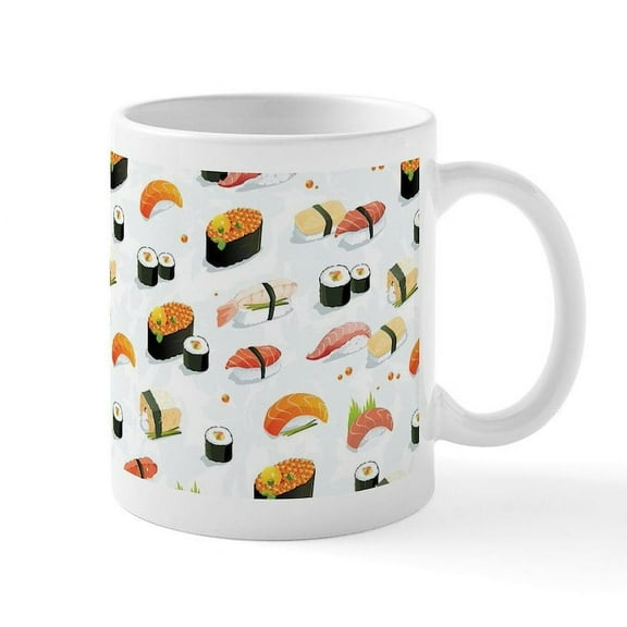 CafePress - Sushi Lover Mugs - 11 oz Ceramic Mug - Novelty Coffee Tea Cup