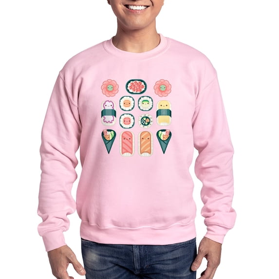 CafePress - Sushi Sweatshirt - Crew Neck Sweatshirt