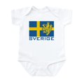 thumbnail image 1 of CafePress - Sverige Flag Infant Bodysuit - Baby Light Bodysuit, Size Newborn - 24 Months, 1 of 4